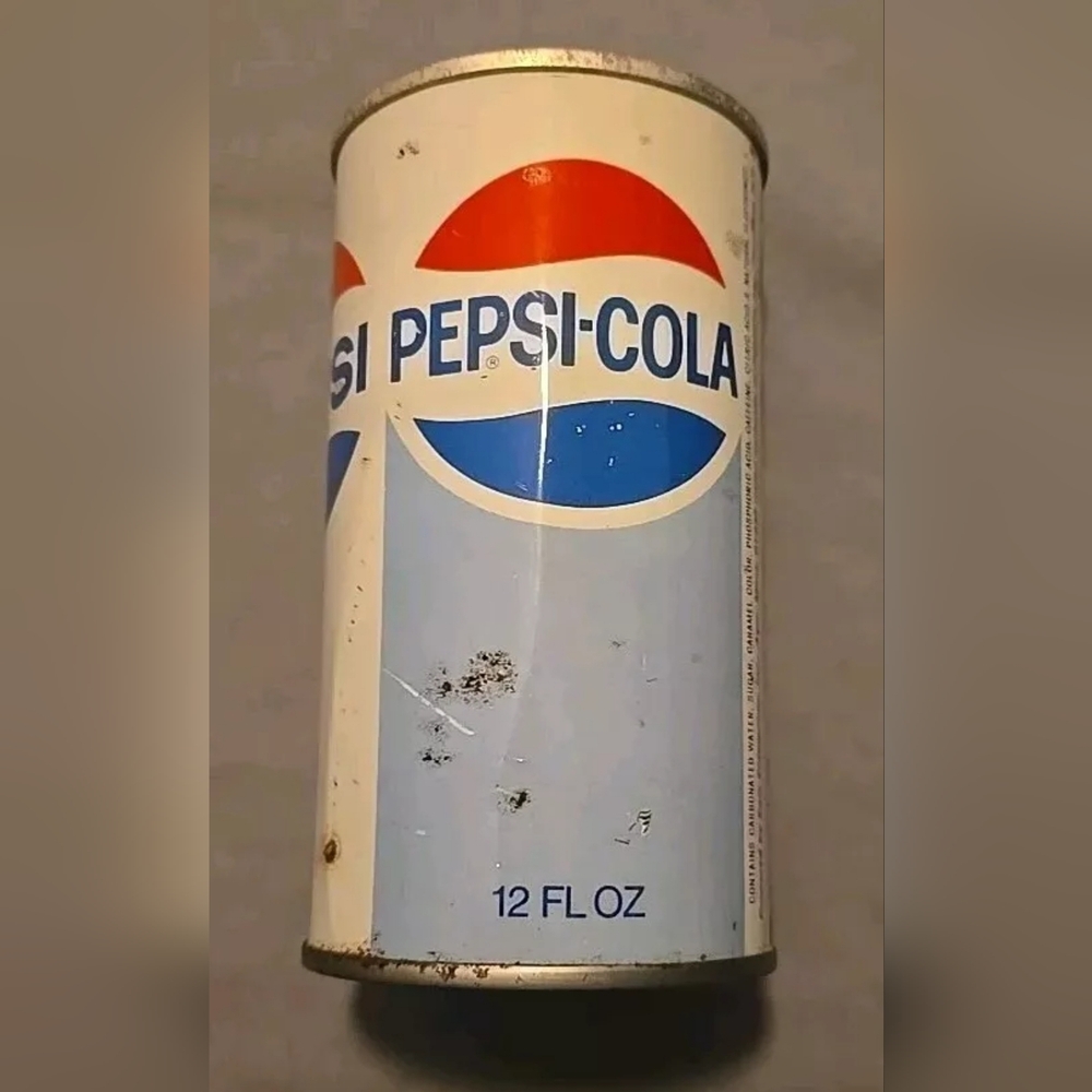 Vintage Pepsi Cola Pepsi Soda Can Collectible Advertising Used